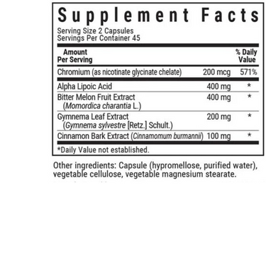 BLOOD SUGAR SUPPORT